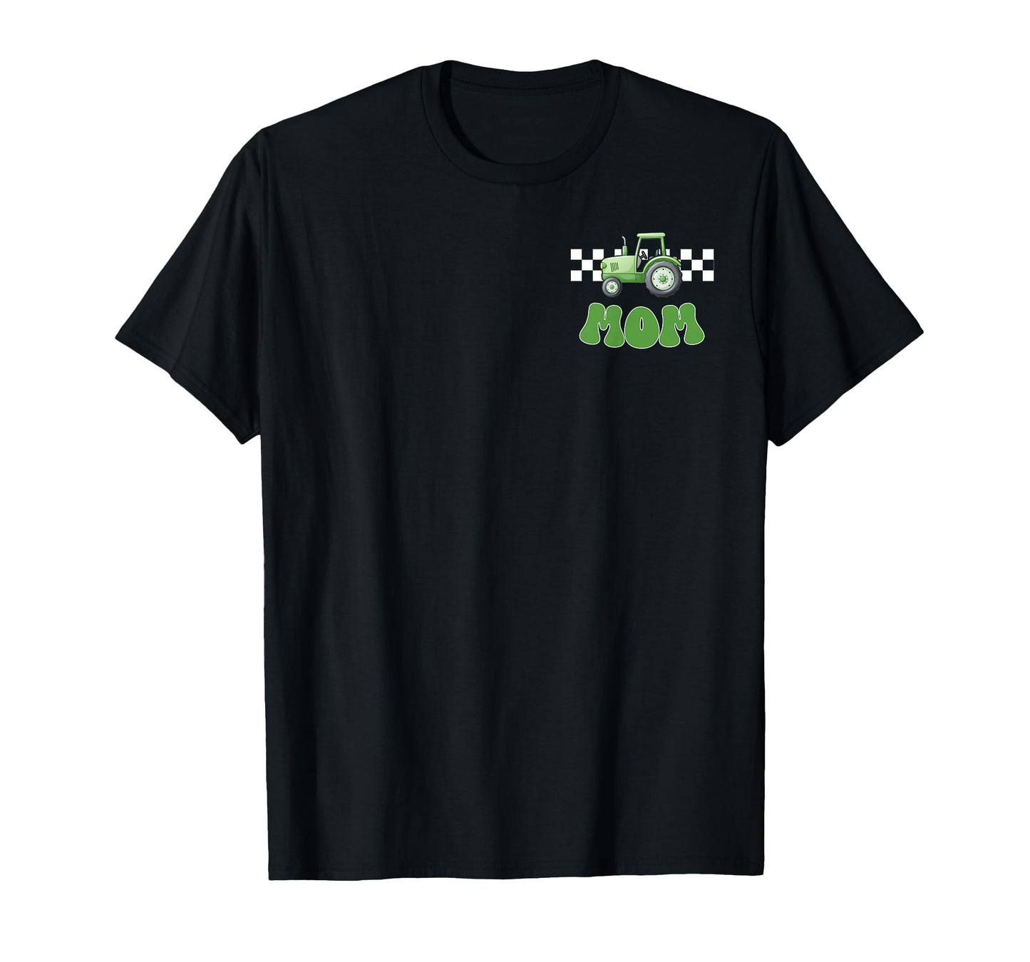 Mom of The Birthday Boy Tractors Farm Trucks Family Matching T-Shirt