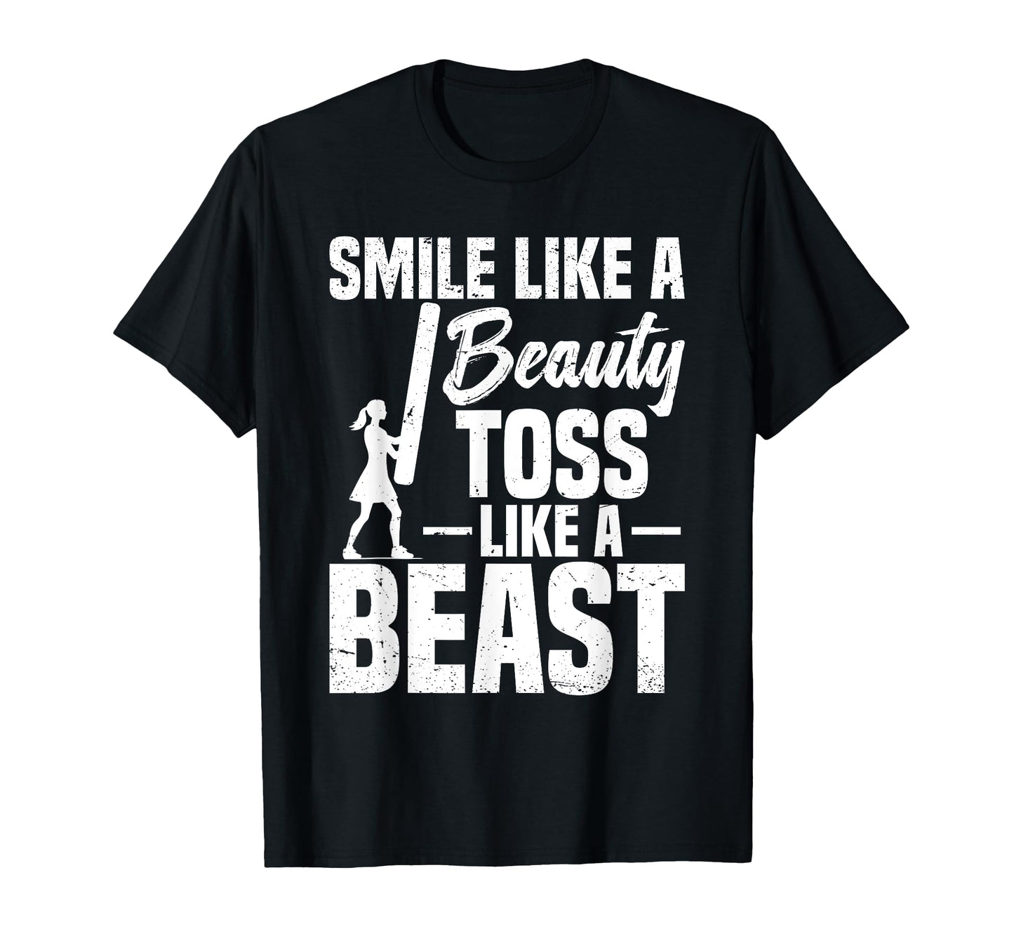 Highlander Toss like a Beast Highland Games Women Caber Toss T-Shirt