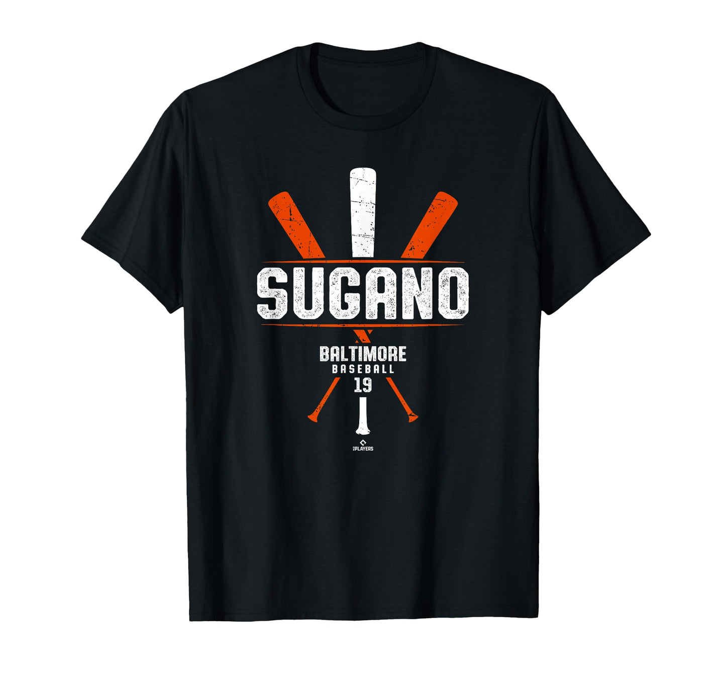Vintage Baseball Bat Gameday Tomoyuki Sugano Baltimore T-Shirt