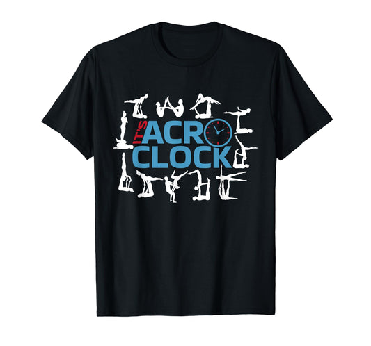 It's Acro o Clock | Aerial Acroyoga TShirt | Funny Acro Yoga T-Shirt
