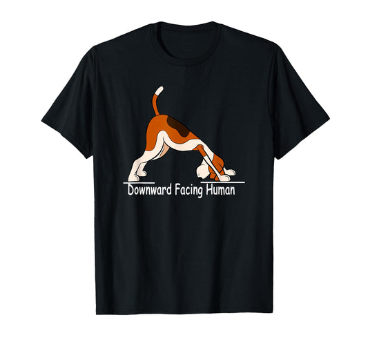 Downward Facing Human | Funny Yoga T-Shirt