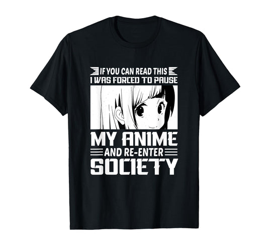 Anime Quote Funny Japanese Otaku Saying Manga T-Shirt
