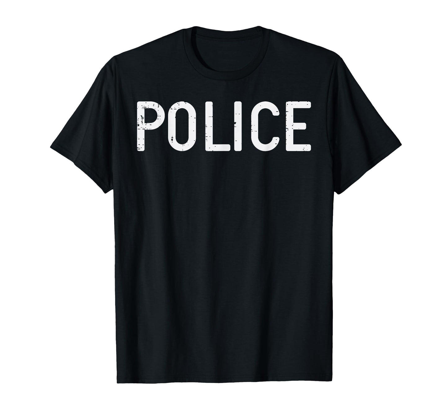 Halloween Police Costume Law Enforcement Men Boys Kids Women T-Shirt