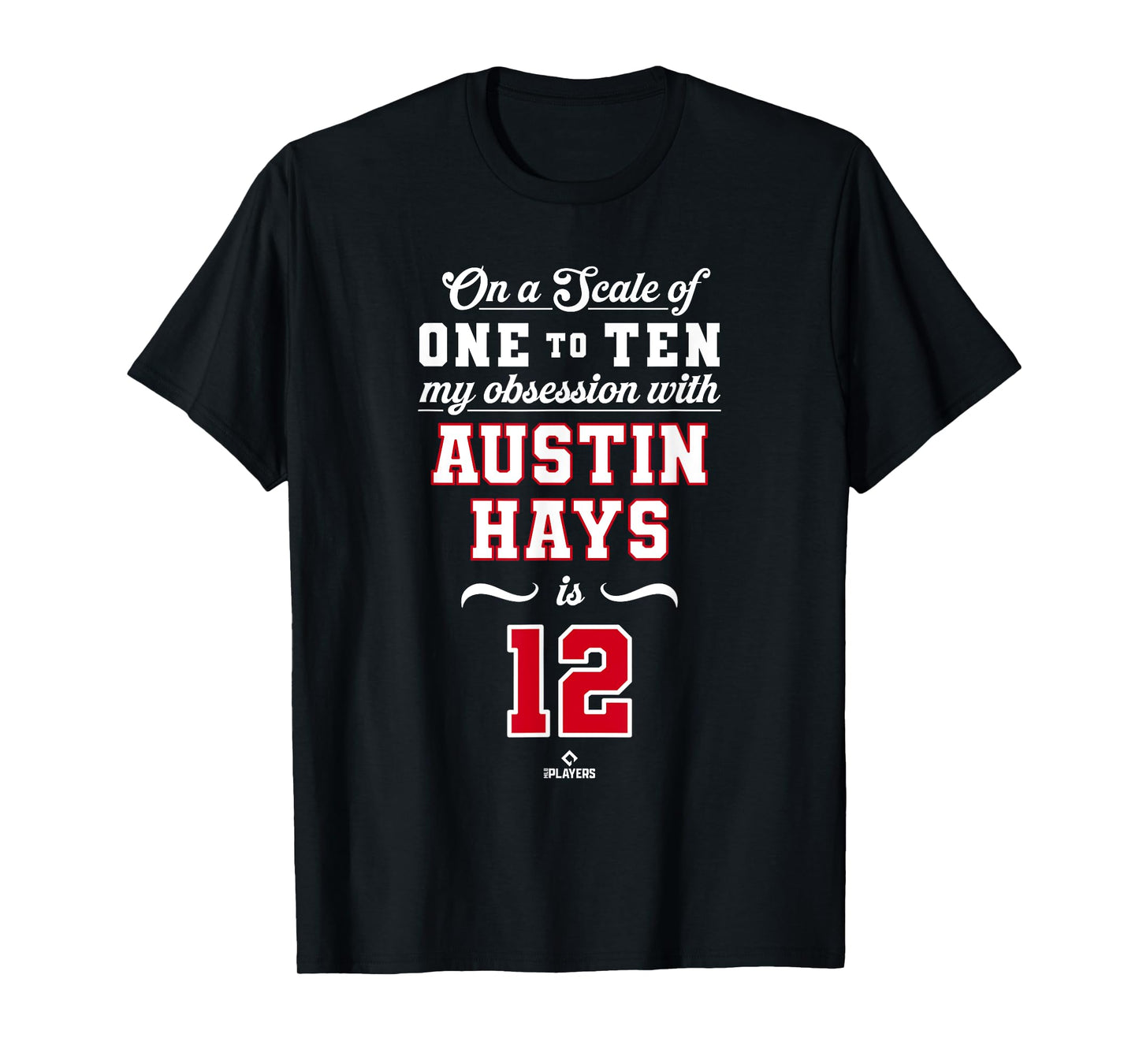 Obsession Austin Hays 12 Cincinnati MLBPA T-Shirt