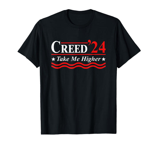 Creed '24 Take Me Higher Creed 2024 Take Me Higher Us Flag T-Shirt
