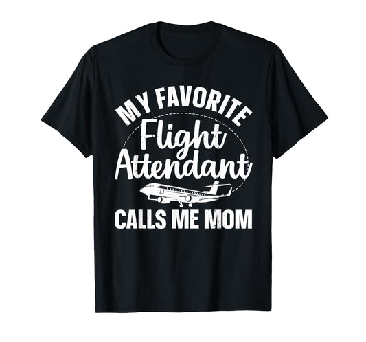 Best Flight Attendant Design For Mom Women Flight Attendant T-Shirt