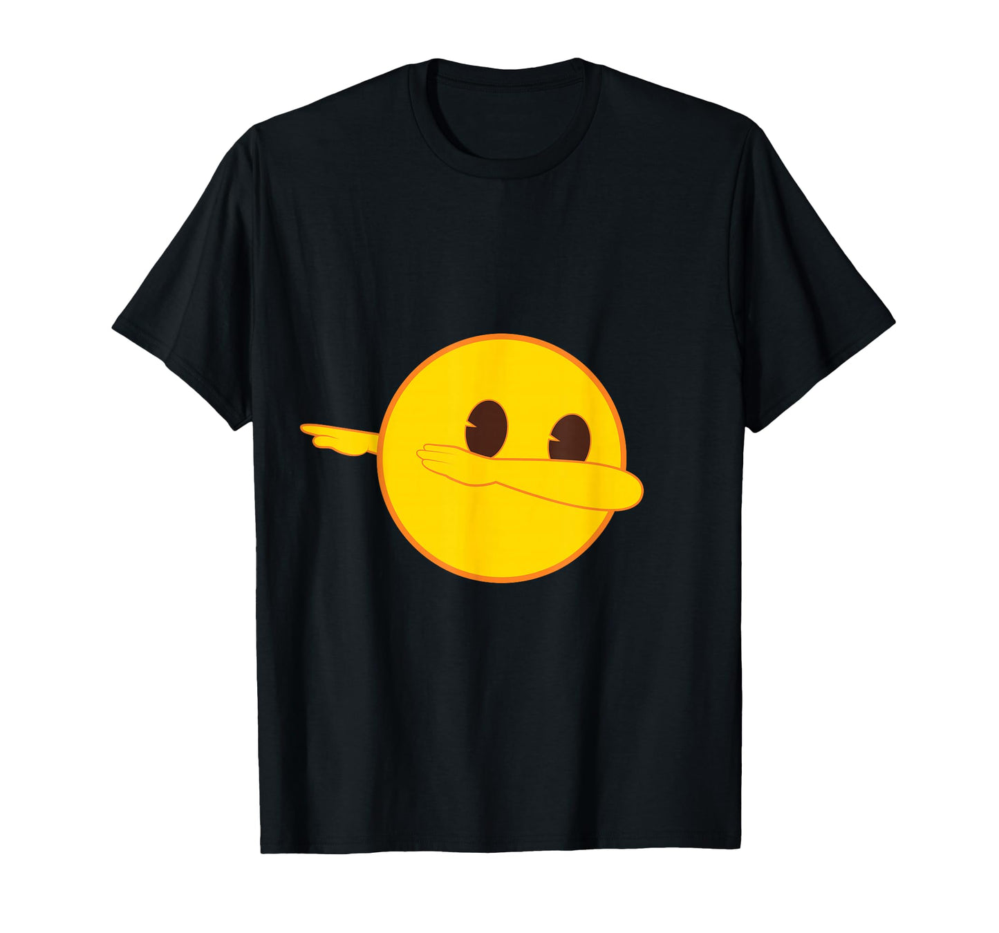 Official Emoji Dab Dabbing Yellow Smile Face T-Shirt