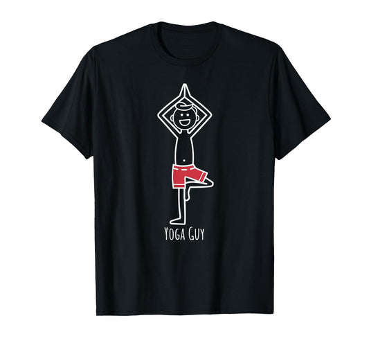 Yoga Guy Namaste meditation clothing Funny Yoga T-Shirt