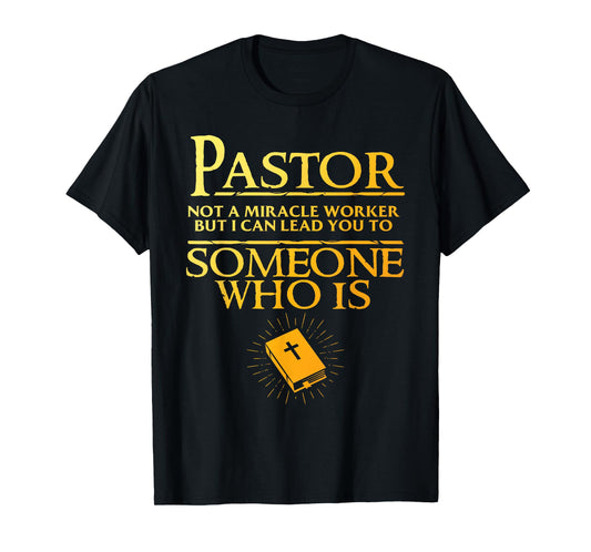 Pastor Appreciation Art For Men Women Minister Clergy Bible T-Shirt