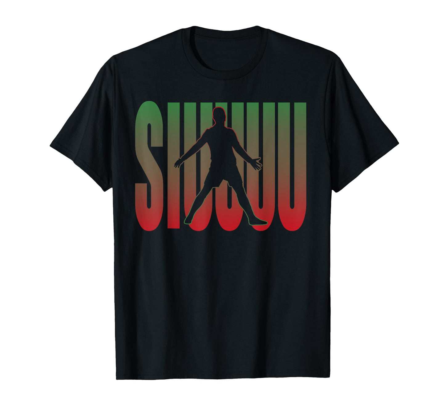Siuuu Funny Soccer Present for Soccer lovers Men Women T-Shirt