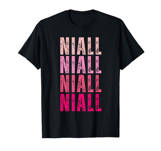 I Love Niall Vintage Personalized Name Niall T-Shirt