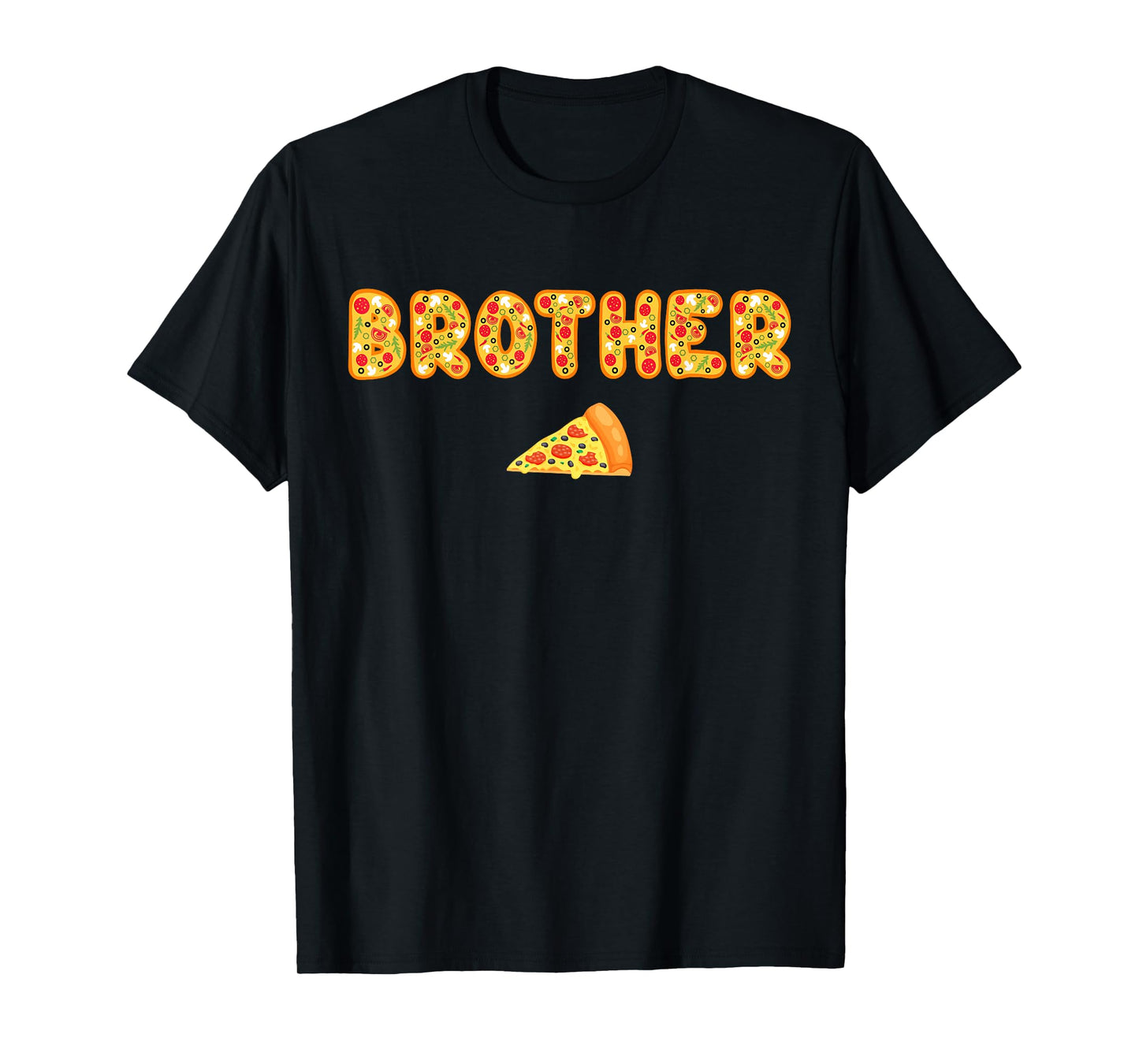 Brother Sister Matching Birthday Squad Crew Pizza Family T-Shirt