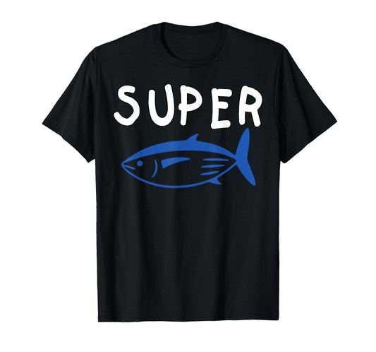 Super Tuna Fish Army Funny Kpop Music Gifts Men Women Kid T-Shirt