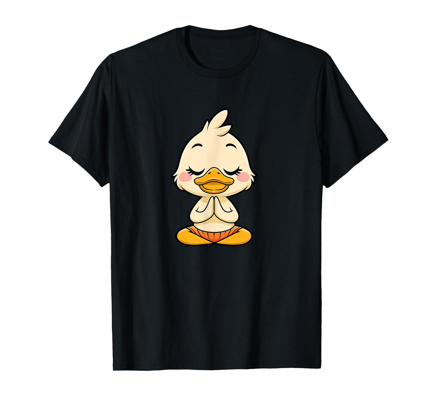 Meditating Duck Inner and Peace Yoga Relaxation T-Shirt