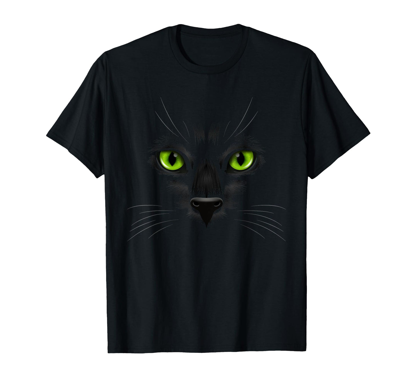 Black Cat eyes tee Shirt for lovers cats | Halloween Costume Men Women Kids T-Shirt