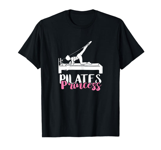 Pilates Princess Fitness Instructor Workout Exercise Pilates T-Shirt