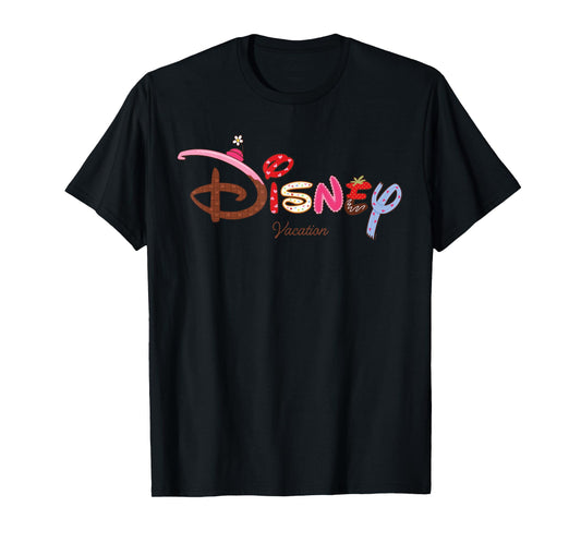 Disney Logo Minnie Sweet Treat Hearts Trip Matching Vacation T-Shirt
