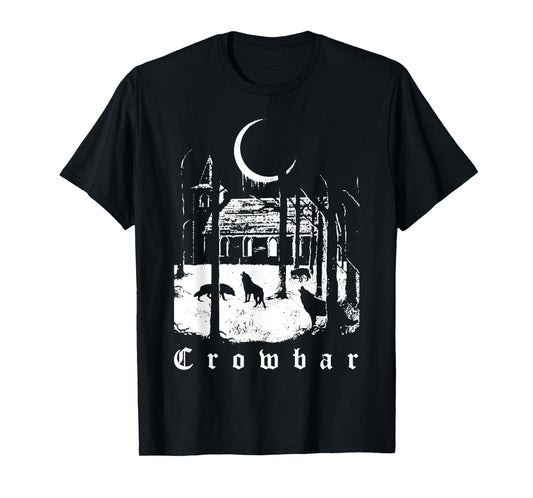 Vintage Forest Funny Retro Crowbar Meme Animal Basic T-Shirt