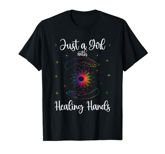 Massage Therapist Just a Girl with Healing Hands T-Shirt