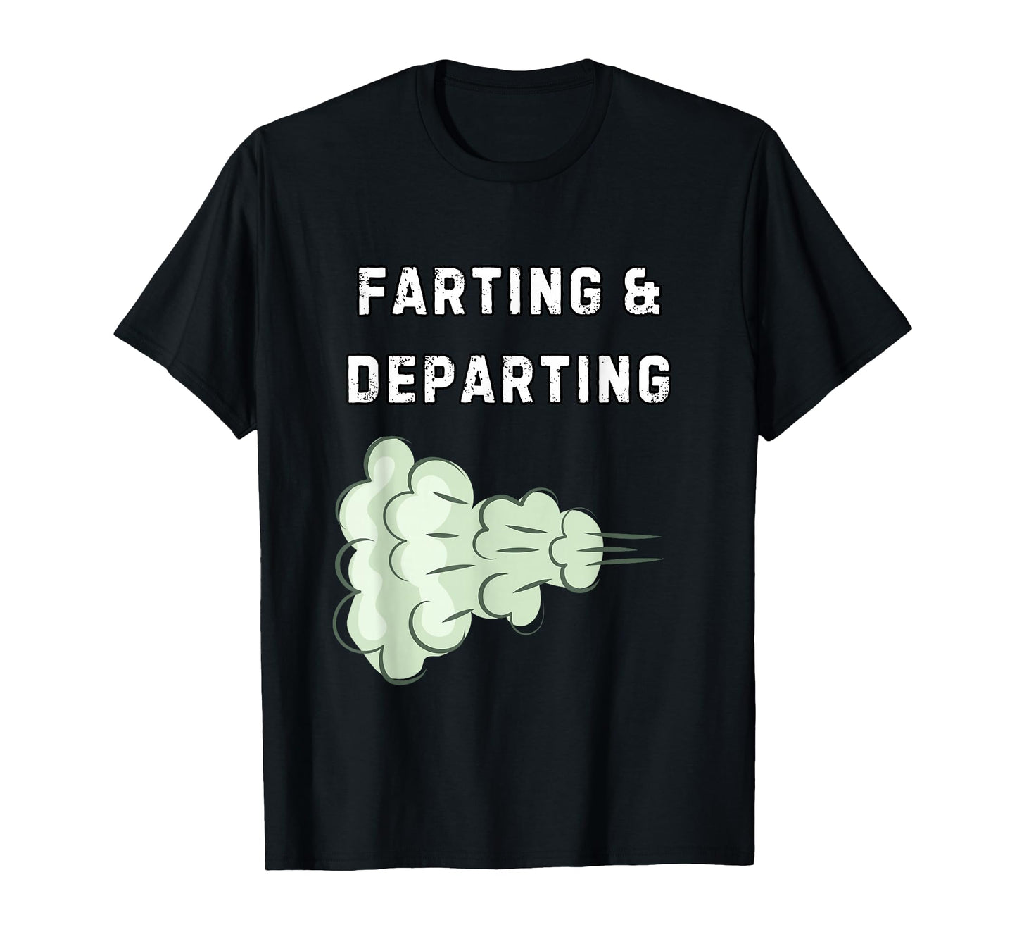Farting And Departing Funny Hilarious Ugly Airport Swap Gag T-Shirt