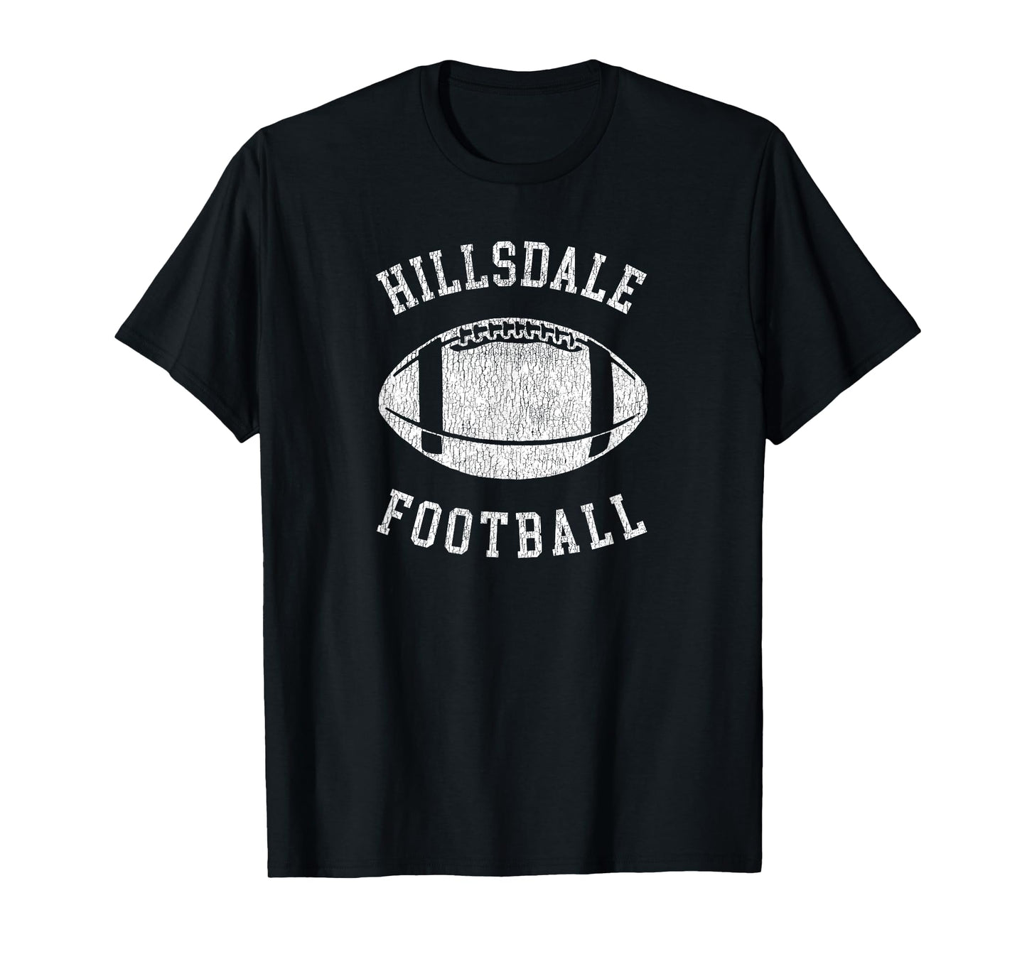 Hillsdale Football Distressed Vintage 80's Throwback Classic T-Shirt