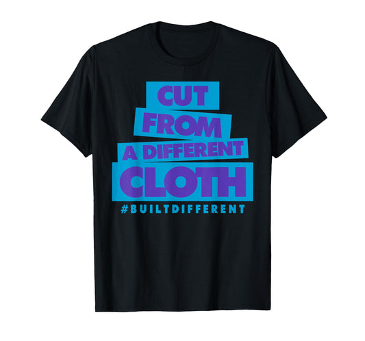 Cut from A Different Cloth Tee Color Aqua Matching Outfit T-Shirt