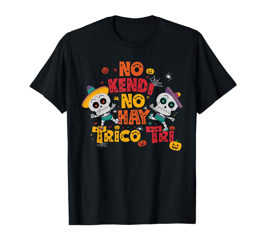Skeleton Hispanic Trico Tri Mexican Halloween Tricotri T-Shirt