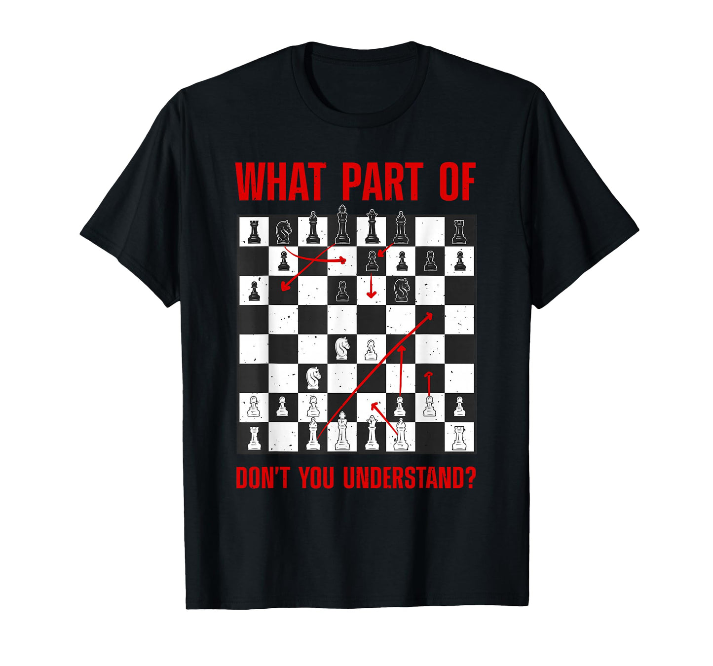 Cool Chess Novelty for Men Women Kid Board Game Chess Player T-Shirt