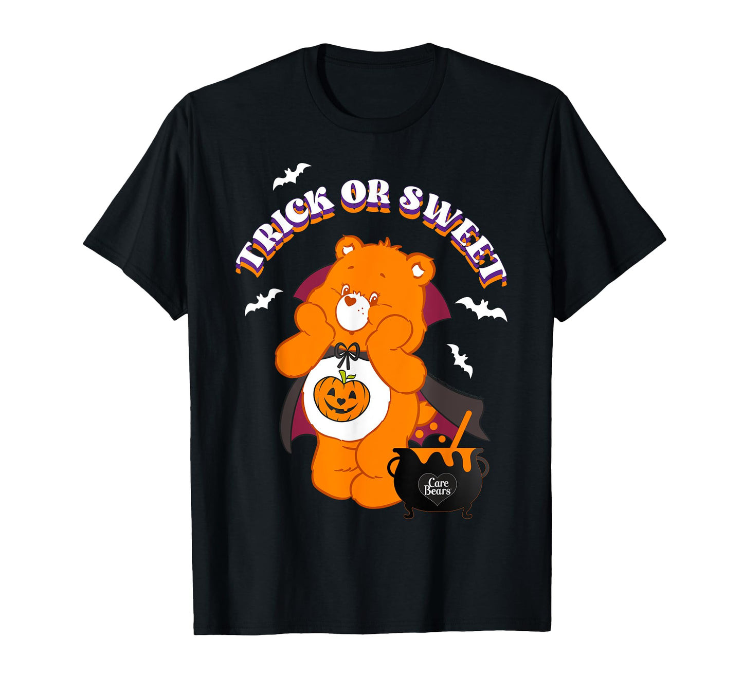 Care Bears Trick Or Sweet Halloween Cauldron Magic T-Shirt