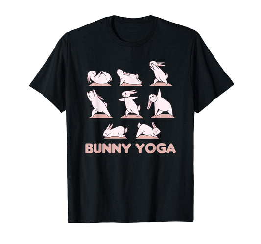 Bunny Yoga Cute Rabbits Do Sport Bunny Yoga T-Shirt