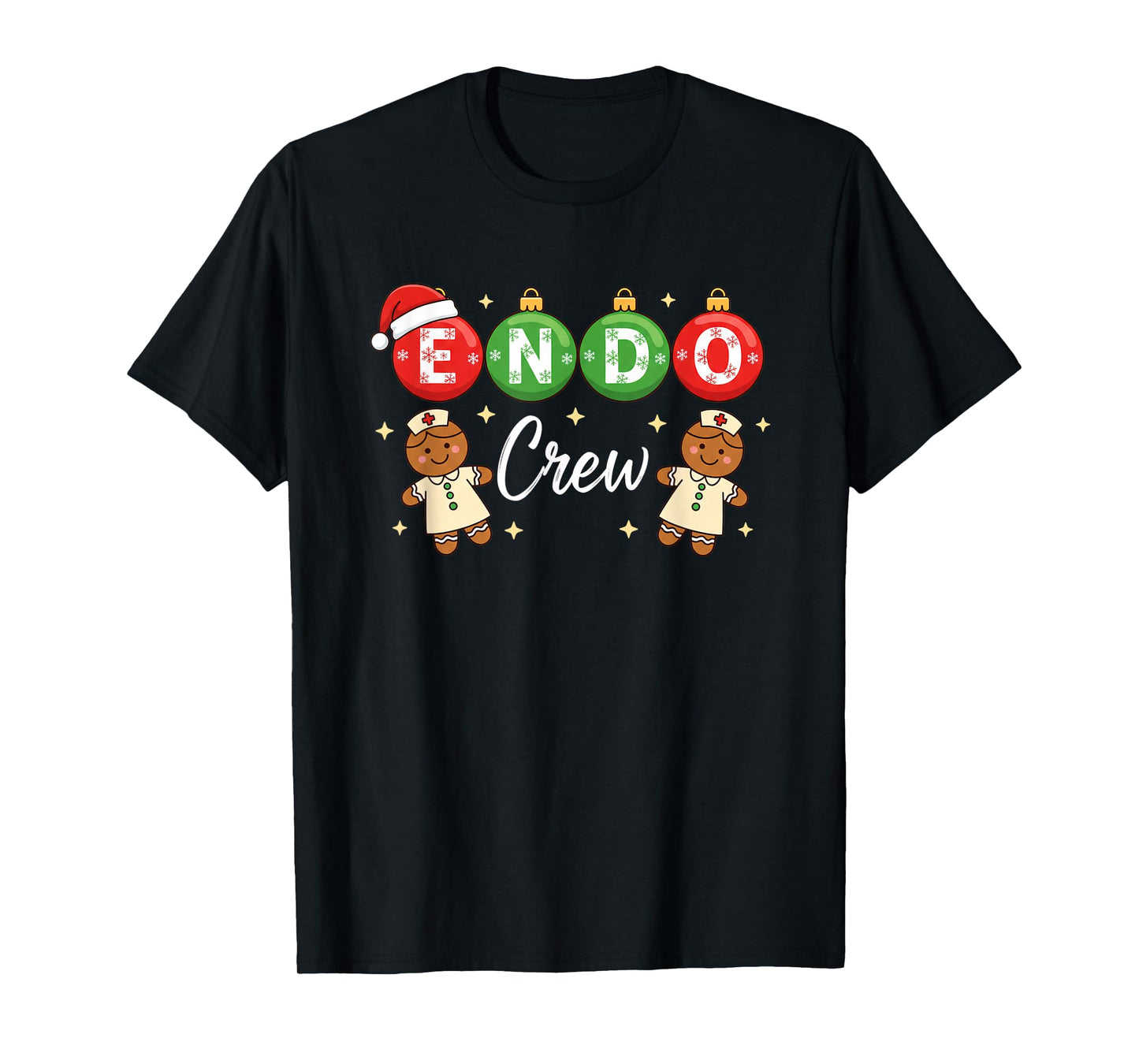 Penguin Endo Crew Christmas Endoscopy Nurse GI Colonoscopy T-Shirt