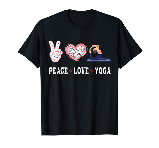 Yoga lovers Player fans Peace love Yoga T-Shirt