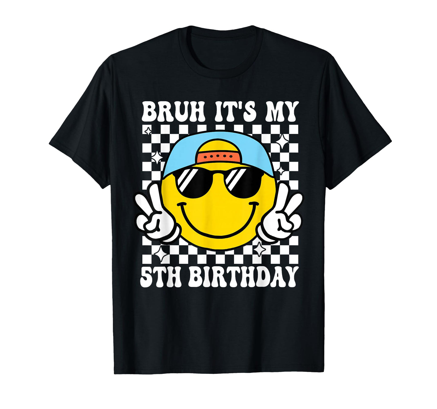 Bruh It's My 5th Birthday 5 Year Old Birthday Boys Girls T-Shirt