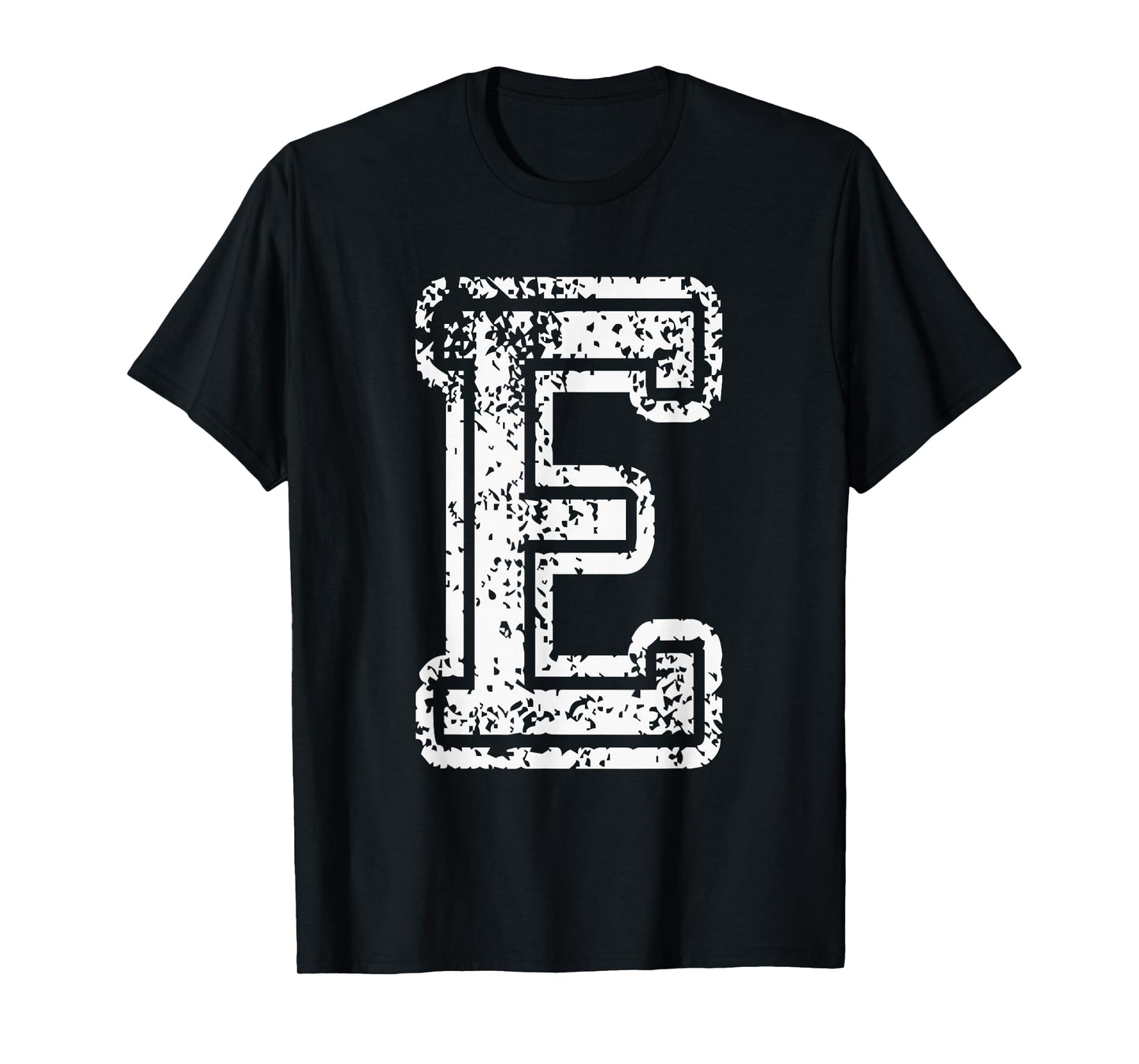 Team Jersey E Spelling Names School Sports Vintage Letter E T-Shirt