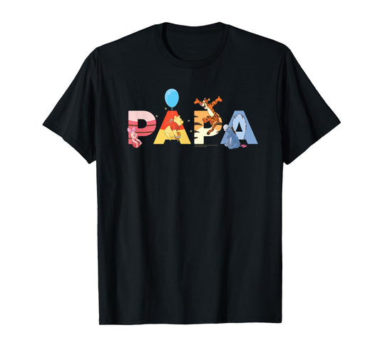 Disney Winnie the Pooh & Friends Papa Father's Day Birthday T-Shirt