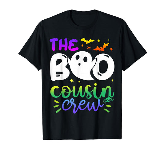 The Boo Cousin Crew Halloween Ghost Trick Treat Squad Matchi T-Shirt