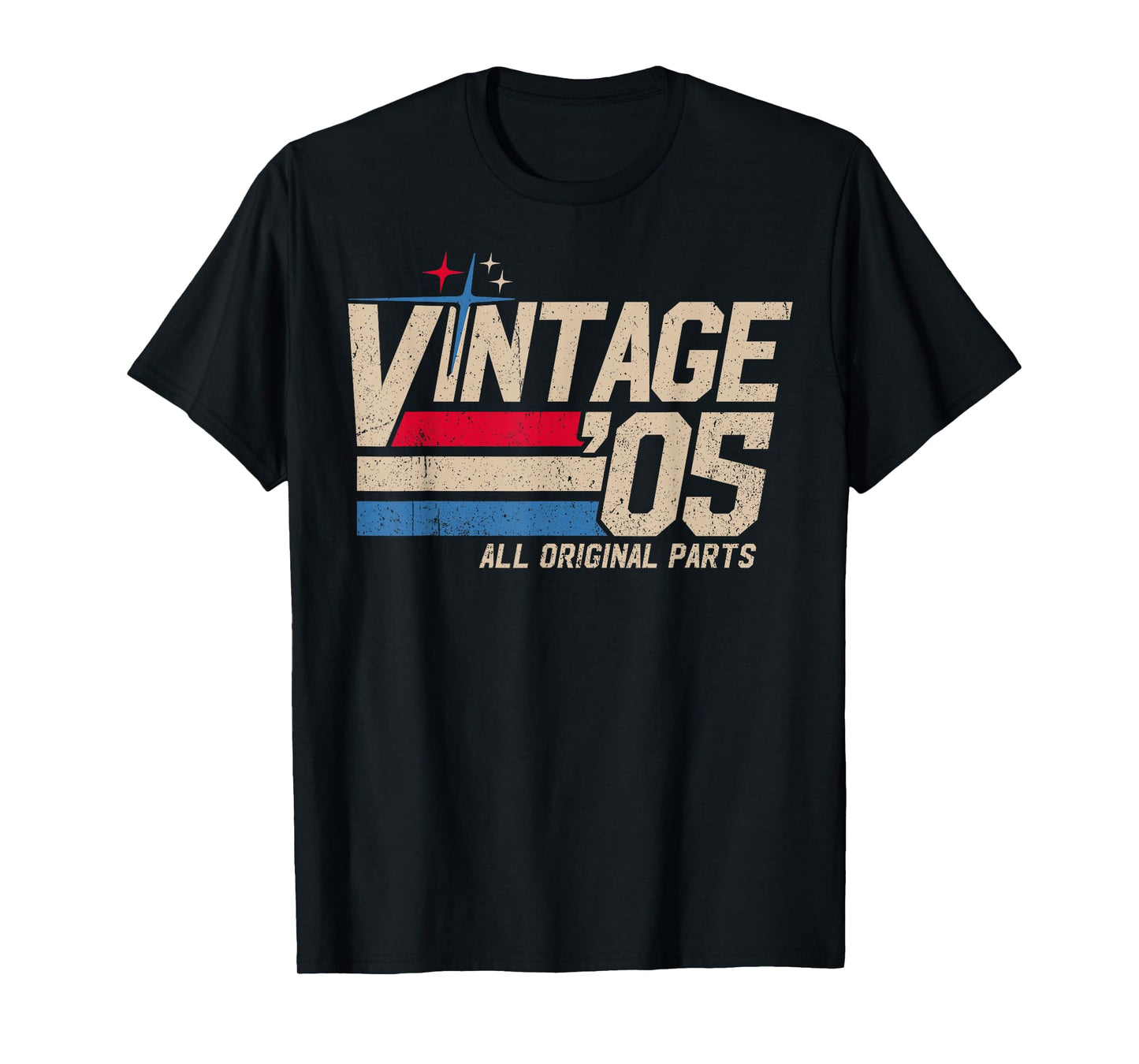 Vintage '05 Retro 20th Birthday for Men Dad USA Since 2005 T-Shirt
