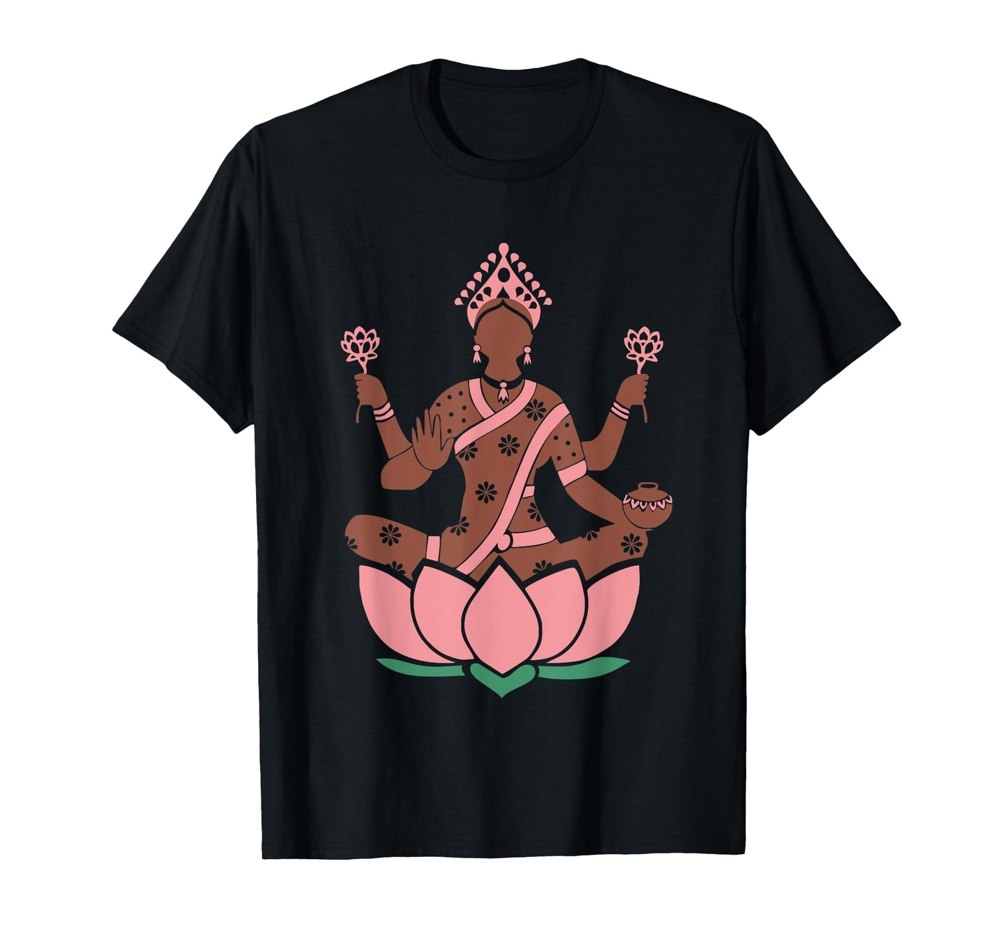 Lakshmi Sri T Shirt Hindu Hinduism Gods tee T-Shirt