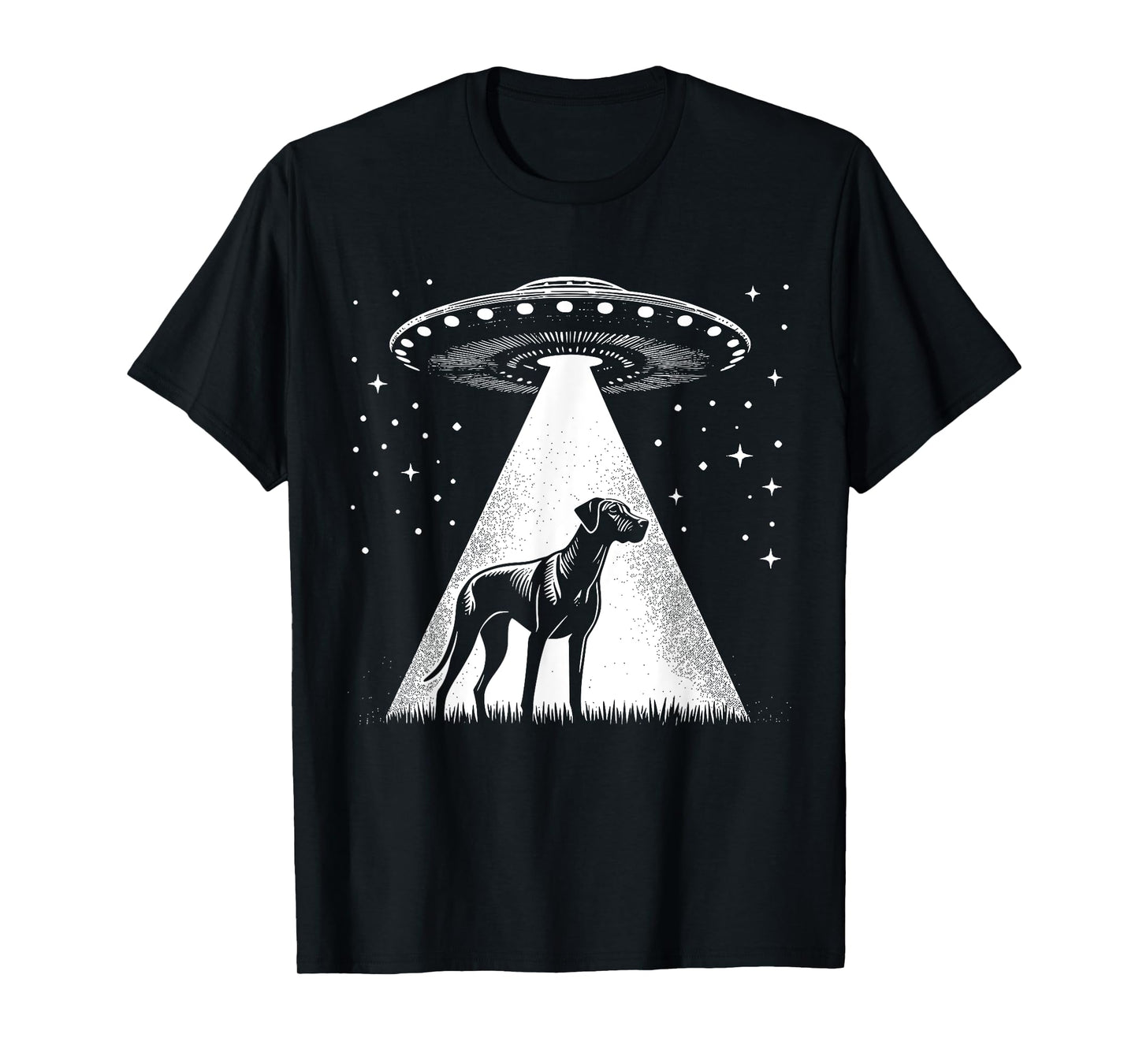 Rhodesian Ridgeback Mom Dad Dog - Funny Alien UFO T-Shirt