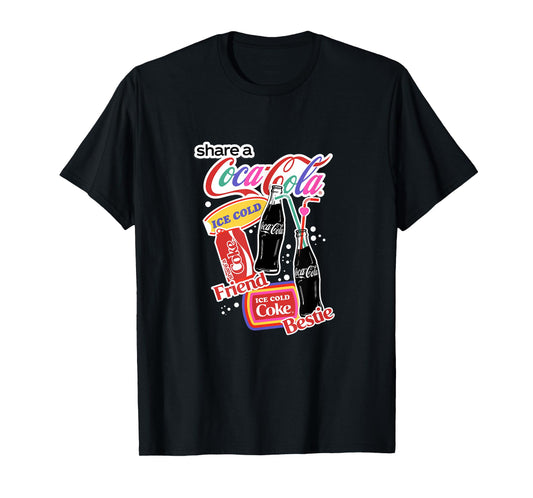 Coca-Cola Share A Coke Vintage Soda Bottles T-Shirt