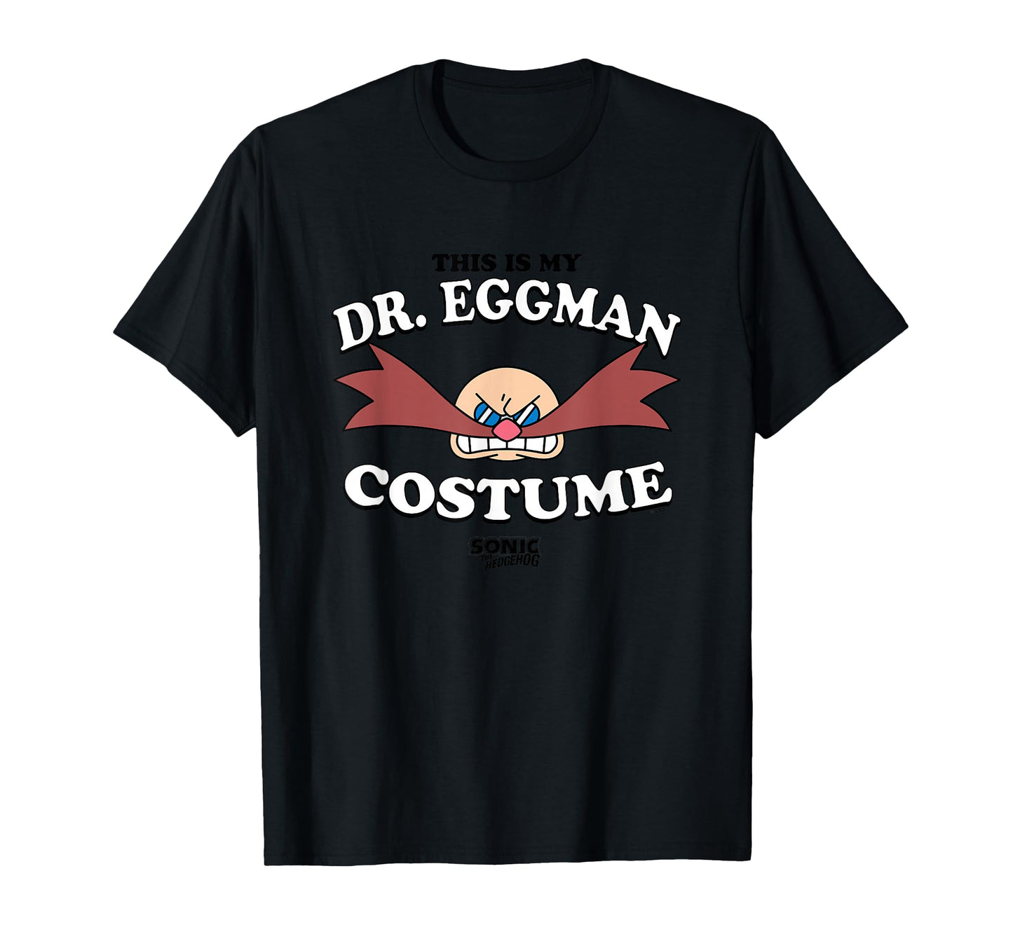 Sonic The Hedgehog Halloween This Is My Eggman Retro Costume T-Shirt