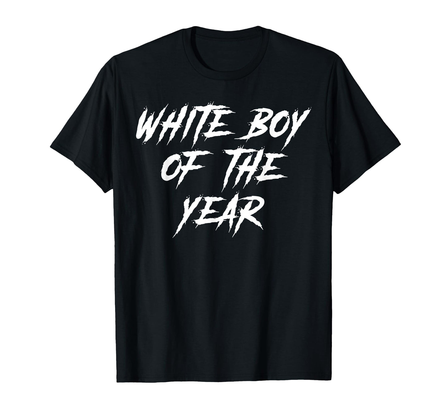 White Boy of The Year for Men Boys Kids Funny Graphic T-Shirt