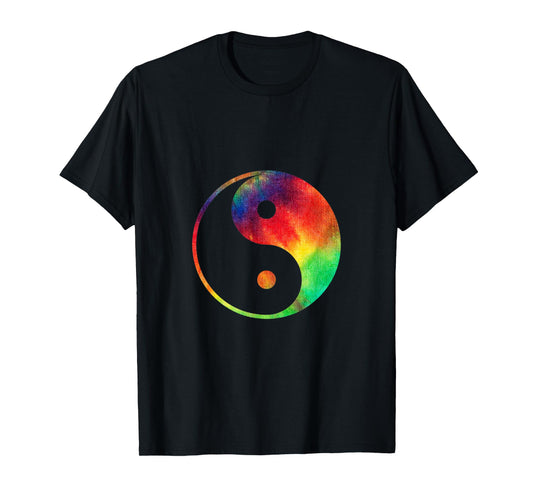 Tie Dye Yin Yang Tie Dyed Peace Symbol Inner Peace T Shirt T-Shirt