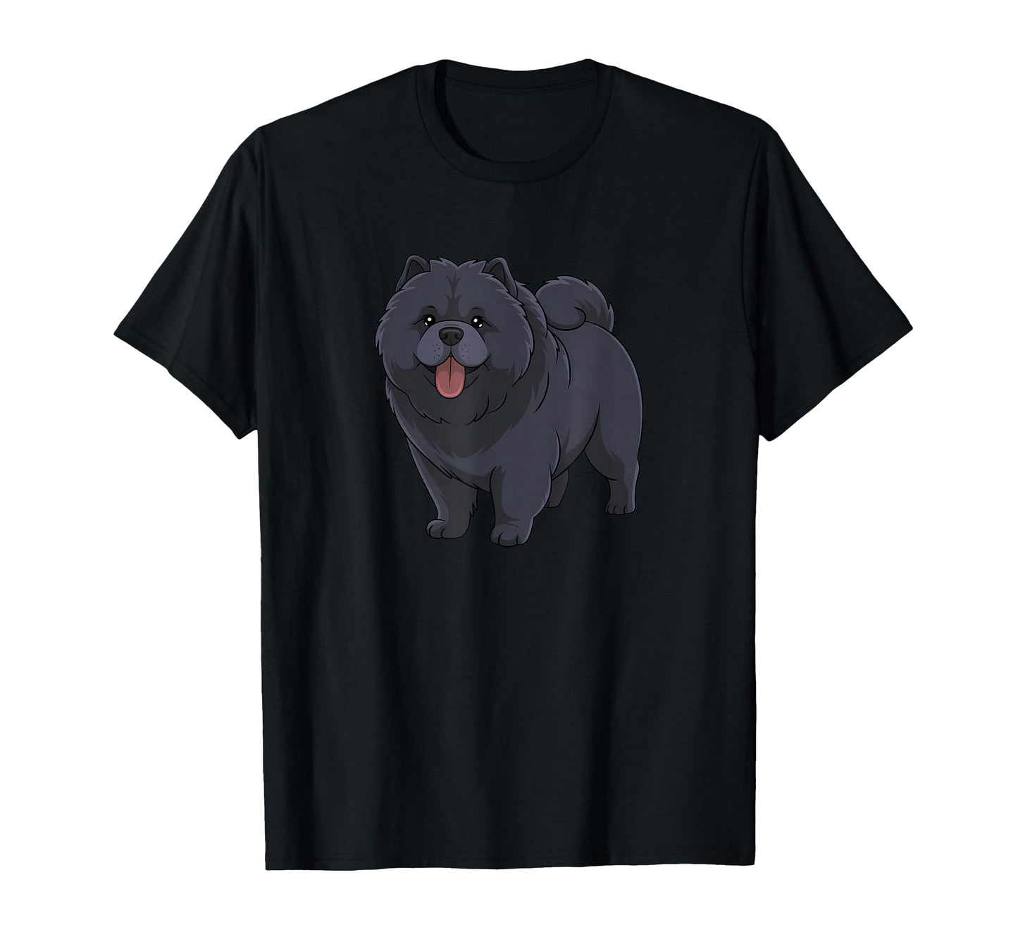 Black Chow Dog Cute Pet Lover T-Shirt
