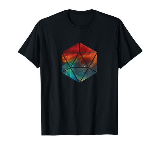 20 sided polygon icosahedron sacred geometry t shirt T-Shirt