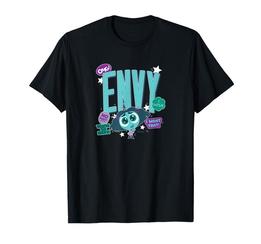 Inside Out 2 - Envy OMG I Want That I Wish No Way T-Shirt
