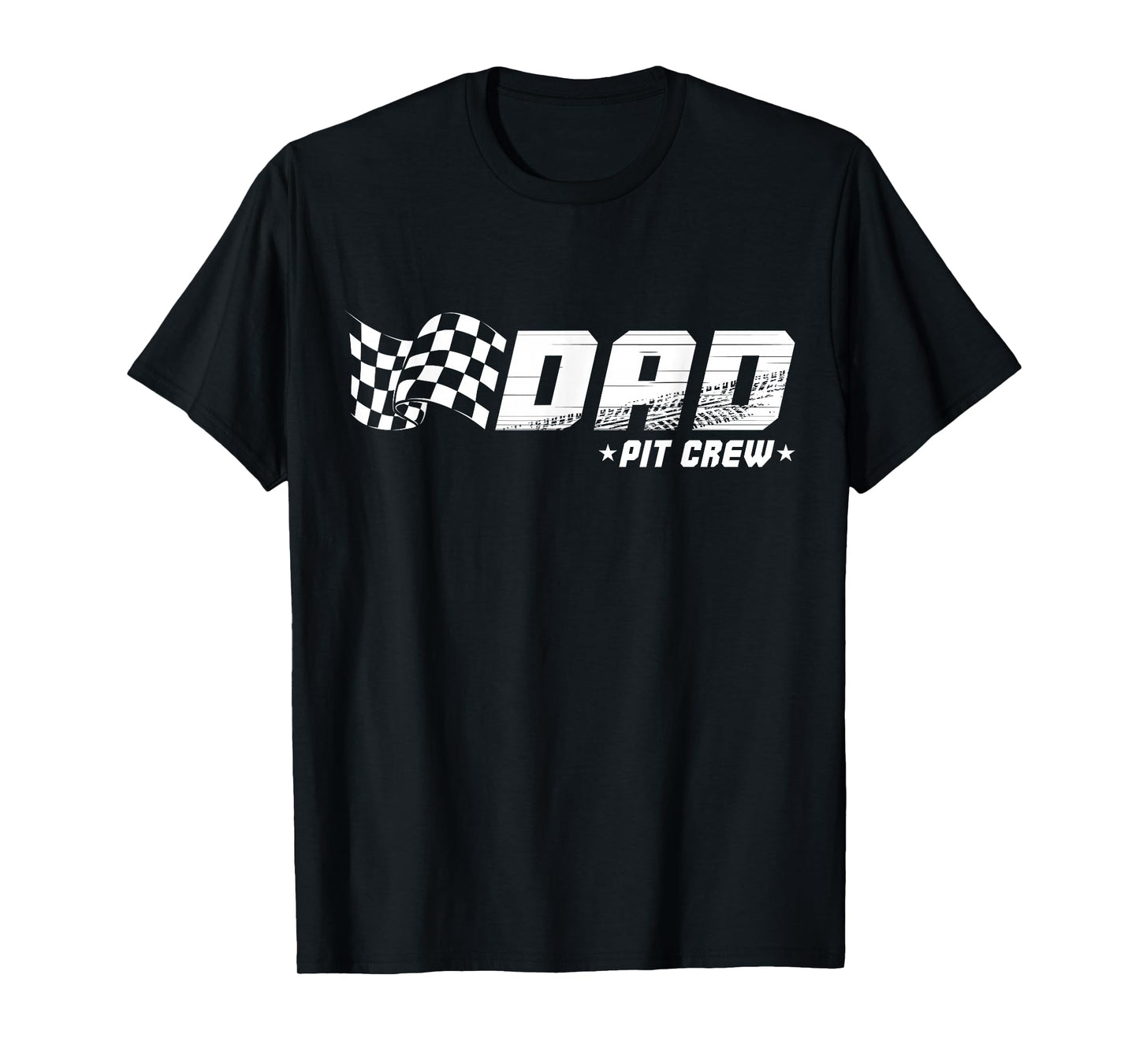 Dad Pit Crew Race Car Birthday Family Racing T-Shirt