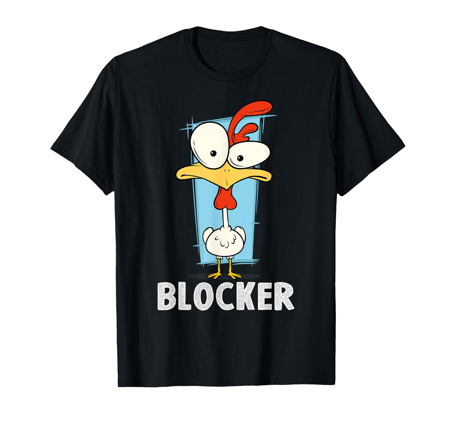 Cock Blocker Men's Funny Novelty Rooster Cock Chicken Women T-Shirt