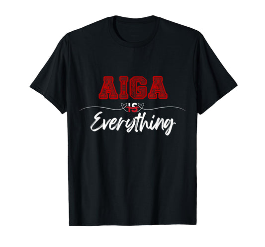Pasefika Sunrise Samoa Aiga Is Everything Samoan Family Saying T-Shirt, Small, Black