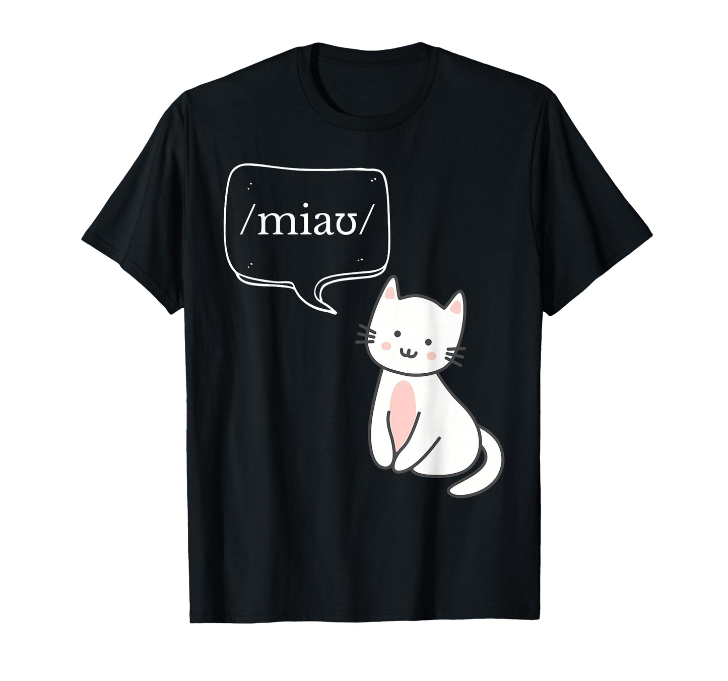 Cute Kitten Peds SLP Phonetic CCC-SLP Early Intervention T-Shirt
